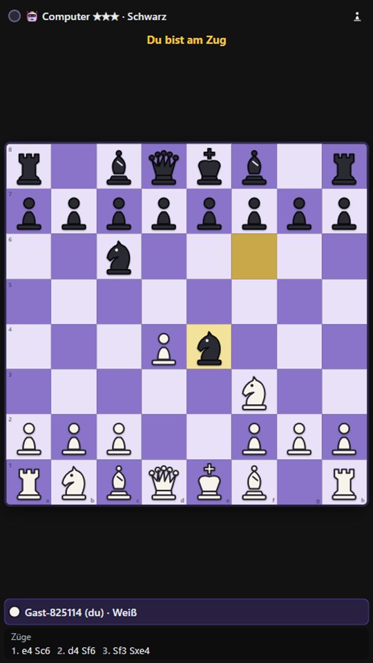 Schach ⚡ Duell – Screenshot 2