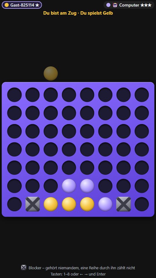 Vier gewinnt ⚡ Duell – Screenshot 2