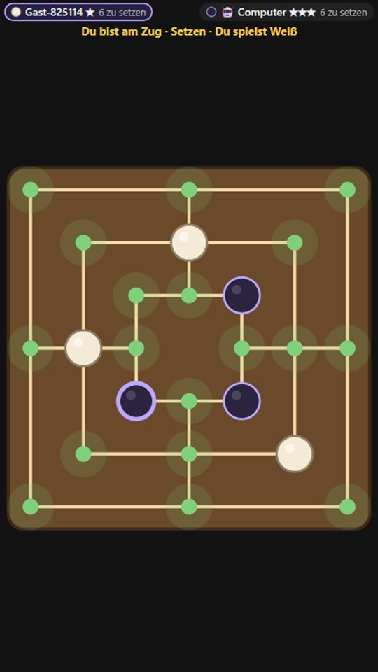 Mühle ⚡ Duell – Screenshot 2