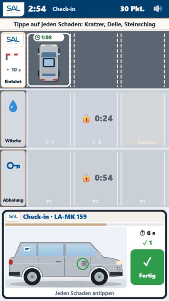 Glanzleistung – SAL Service – Screenshot 1