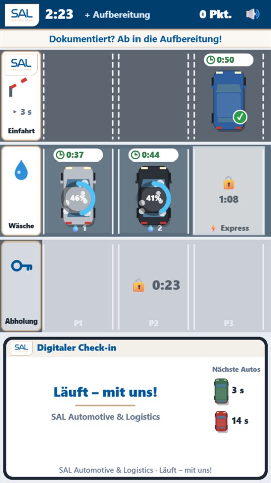 Glanzleistung – SAL Service – Screenshot 2